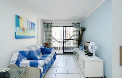 Uma área de estar em Iracema Apartament
