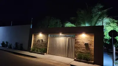 O edifício onde a casa de férias está situado