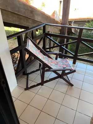 Uma varanda ou terraço em Kaza Cumbuco Hostel