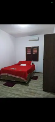 Uma cama ou camas num quarto em Casa praia preá