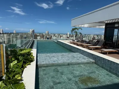A piscina em ou perto de Beach Class Meireles Condominium