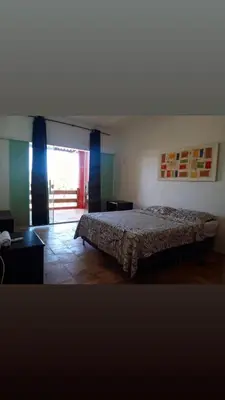 Uma cama ou camas num quarto em Mansao Japao Beach Ceara