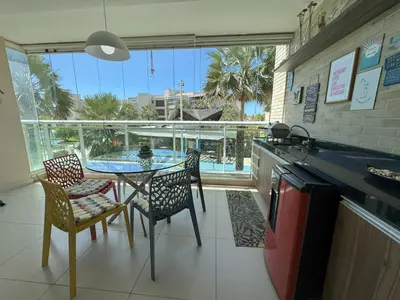 A planta de Apto nascente completo no Riviera Beach Place l 3 suítes