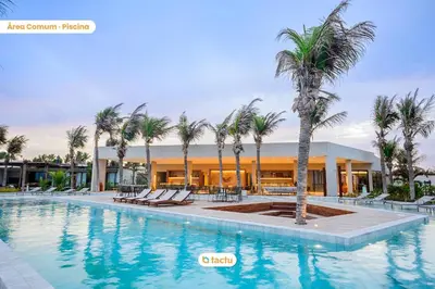 A piscina em ou perto de Casa com Piscina no Origem Fortim