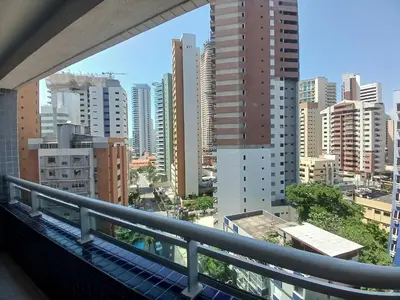 Uma vista geral de Fortaleza ou a vista da cidade a partir da casa de férias