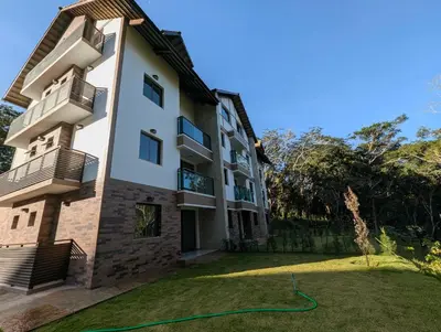 O edifício onde o apartamento está situado