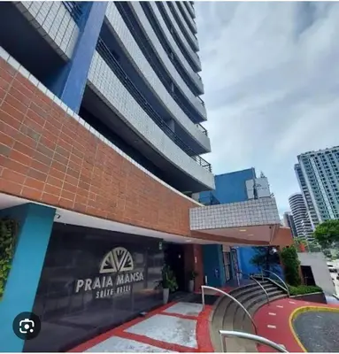 O edifício onde o aparthotel está situado