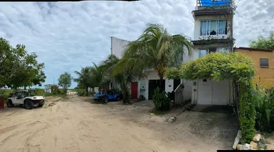 O edifício onde o apartamento está situado