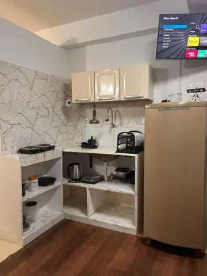 A cozinha ou kitchenette de Condomínio Boa Ideia apart completo ao lado North Shopping Maracanaú