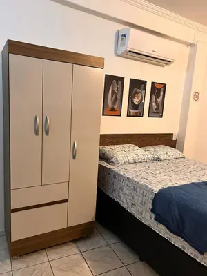 Uma cama ou camas num quarto em Condomínio Boa Ideia apart completo ao lado North Shopping Maracanaú
