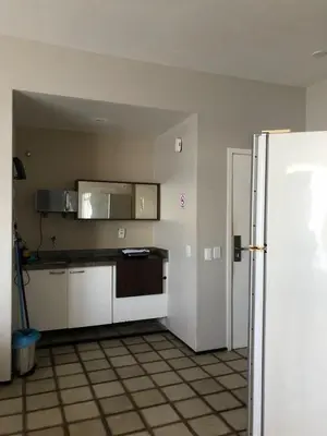 A cozinha ou kitchenette de 951A Golden flat Fortaleza