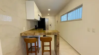 A cozinha ou kitchenette de Apartamento Praia de Iracema 1