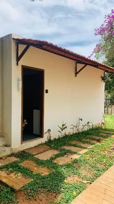O edifício onde o apartamento está situado