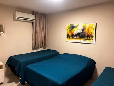 Uma cama ou camas num quarto em Aquaville Porto das Dunas Beach Park