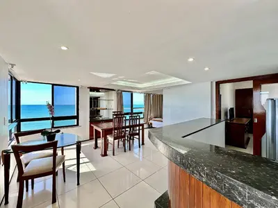 A cozinha ou kitchenette de Flats Tabajara Residence