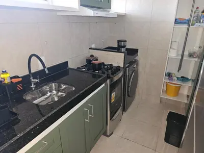 A cozinha ou kitchenette de Beach Village 705 - Praia do Futuro - Vista Mar
