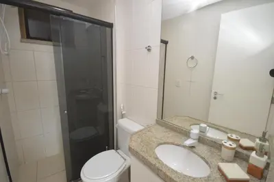 Uma casa de banho em Leme Penthouse Apartment