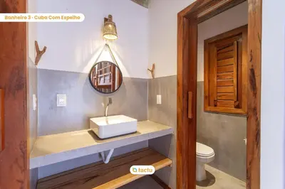 Uma casa de banho em Vila Carnaúba no condomínio Praia Canoé Fortim