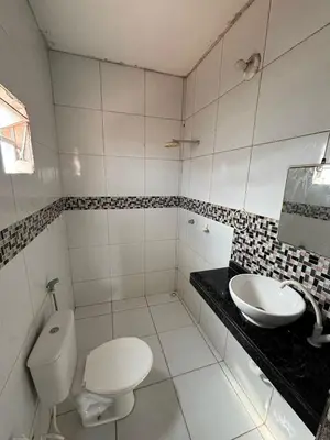 Uma casa de banho em Casa de Praia na Taiba