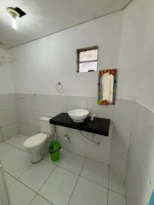Uma casa de banho em Casa de Praia na Taiba