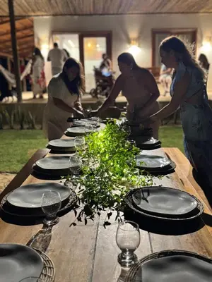 Os clientes hospedados em Casita Beach House