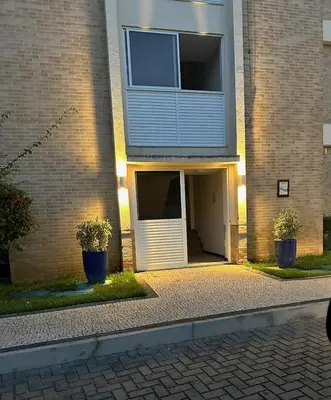 O edifício onde o apartamento está situado
