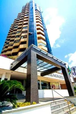 O edifício onde o apartamento está situado