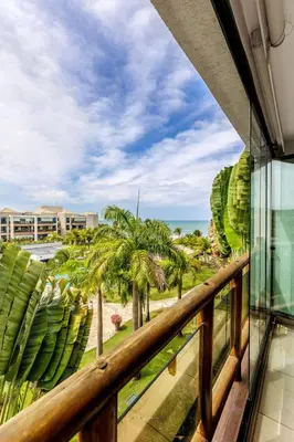Uma varanda ou terraço em Wai Wai Eco Residence Cumbuco 402 D by Aloha Vibes ADM
