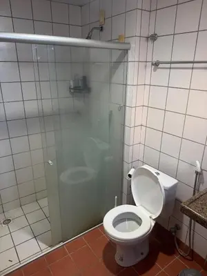 Uma casa de banho em Apartamento 2 quartos Condomínio Vila Dunas