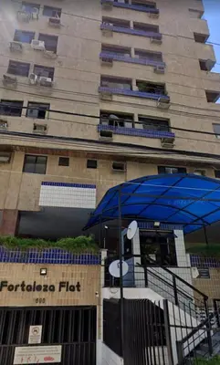 O edifício onde o apartamento está situado