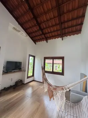 Uma televisão e/ou sistema de entretenimento em Casa do Mirante Guaramiranga