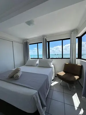 Uma cama ou camas num quarto em xxxxxxxxxxx 505 en reforma