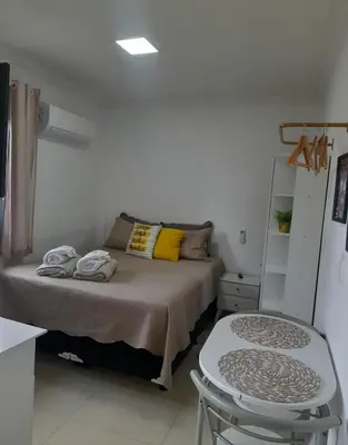 Uma cama ou camas num quarto em La casita flats