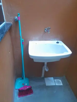 Uma casa de banho em La casita flats