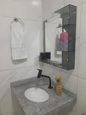 Uma casa de banho em La casita flats