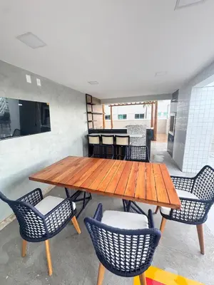A cozinha ou kitchenette de Ap próx ao Shopping com garagem, piscina e ar