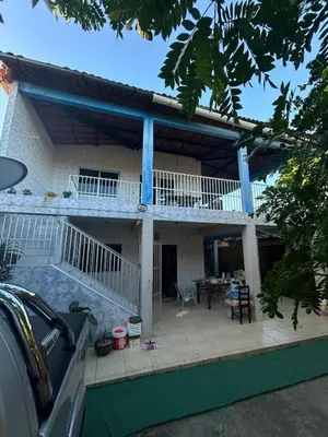 Uma varanda ou terraço em Casa vista mar, perfeita para família e amigos