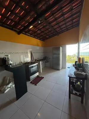 A cozinha ou kitchenette de Casa vista mar, perfeita para família e amigos