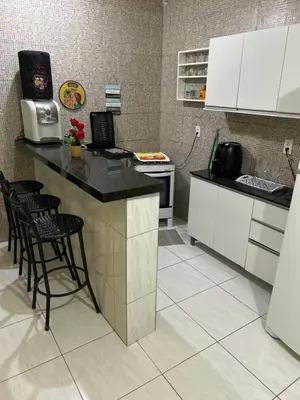 A cozinha ou kitchenette de No melhor local da praia do futuro em fortaleza