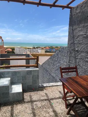 Uma vista do mar geral ou uma vista do mar a partir do apartamento