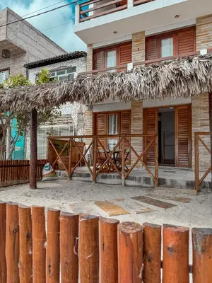 Uma varanda ou terraço em Pousada Mahalo Preá Beach