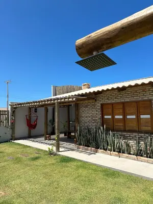 O edifício onde a casa de férias está situado