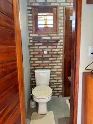 Uma casa de banho em Chalé das Dunas Guajiru