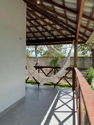 Uma varanda ou terraço em Pousada Lagoa do Paraíso