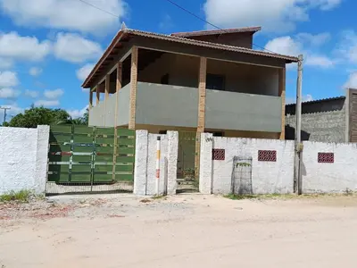 O edifício onde a casa de férias está situado