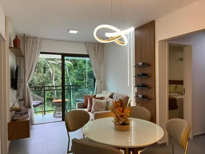 Uma televisão e/ou sistema de entretenimento em apartamentos vila neuve
