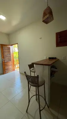 A planta de Chalés Dunas - Icaraí de Amontada