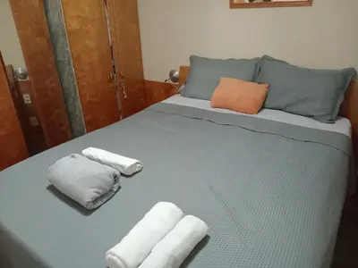 Uma cama ou camas num quarto em Ed Scala Residenza na Beira-mar em Fortaleza