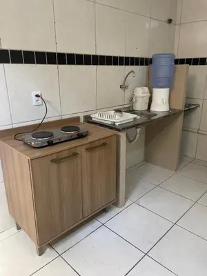 A cozinha ou kitchenette de Apartamento completo e central! CASA DUNAS!