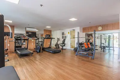 O centro de fitness e/ou as comodidades de fitness de Hiperion #502 - Apê em Fortaleza por Carpediem